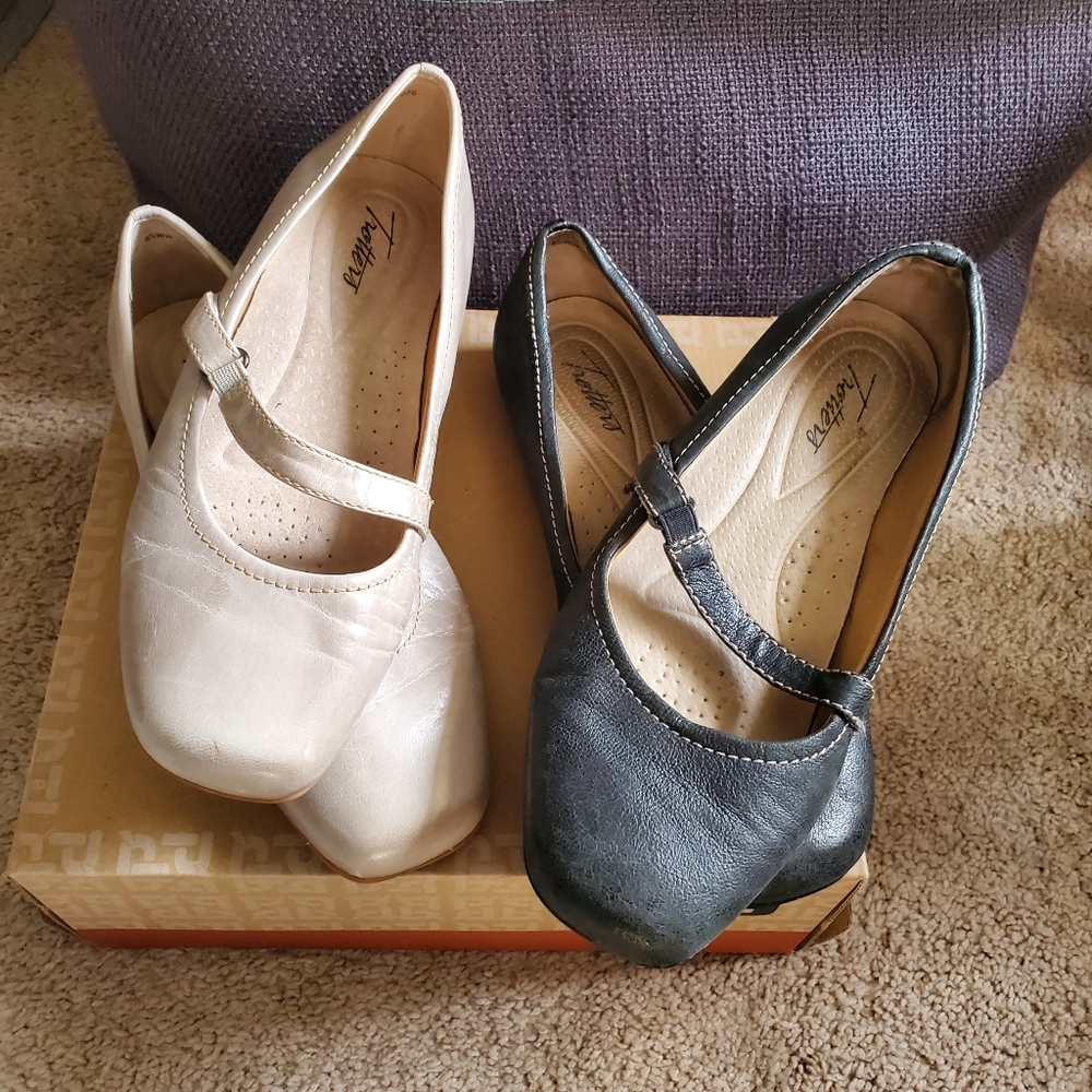 2 pair of Mary Jane style Trotter brand. 8.5 WW